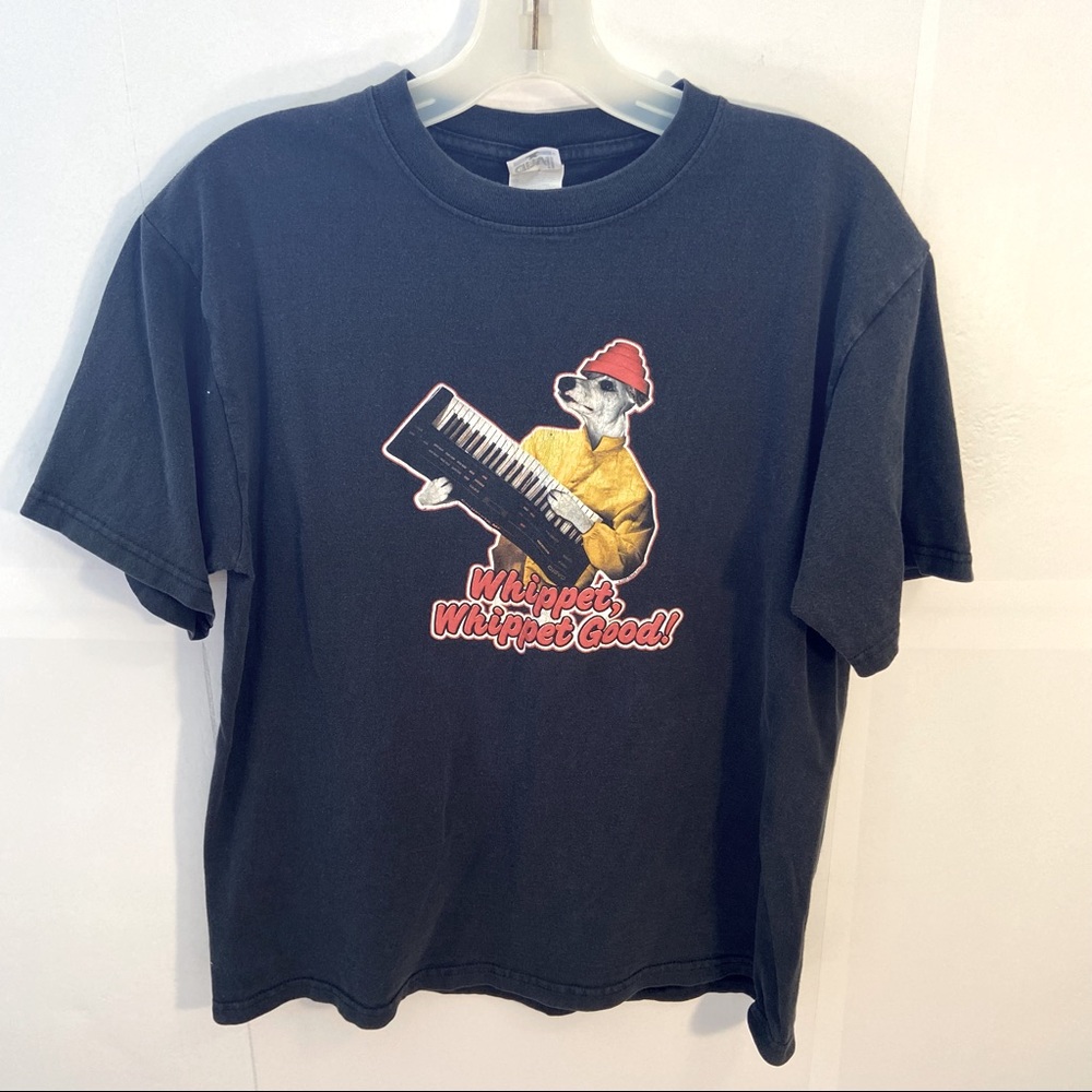 “Whippet, Whippet Good” Devo band shirt vintage